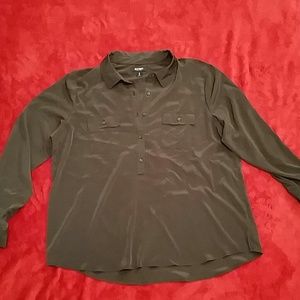 Half-Button Old Navy Grey Shirt