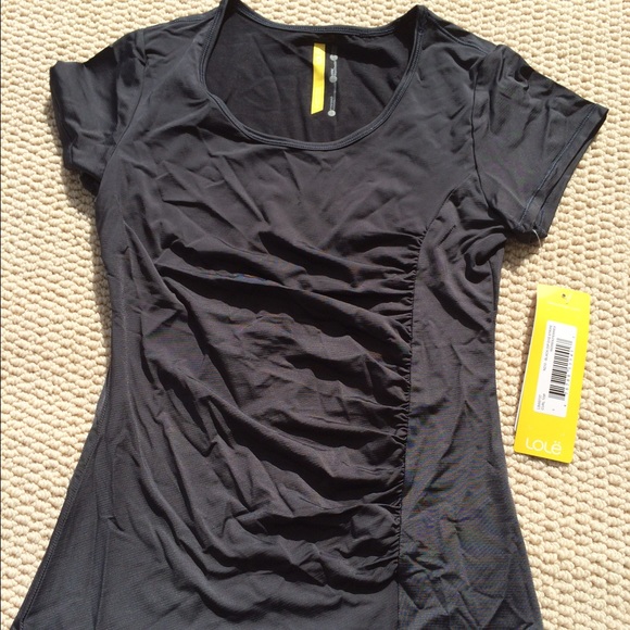 Lole Black Curl Top