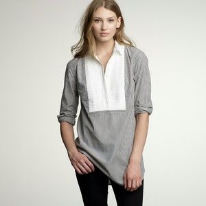 J. Crew stripe tux tunic, S
