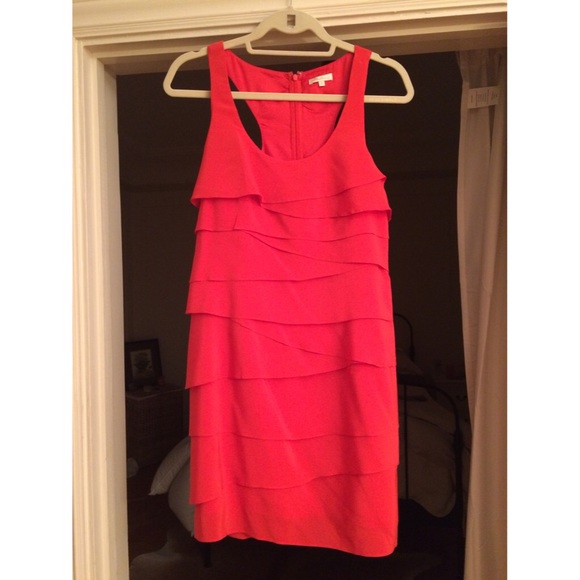 Shoshanna Layered Silk Shift Dress