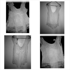 White lace top