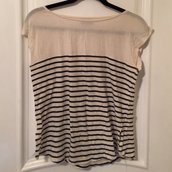 Urban Outfitters BDG Boatneck Sailor Stripe Top