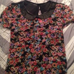 Floral Collared Shirt
