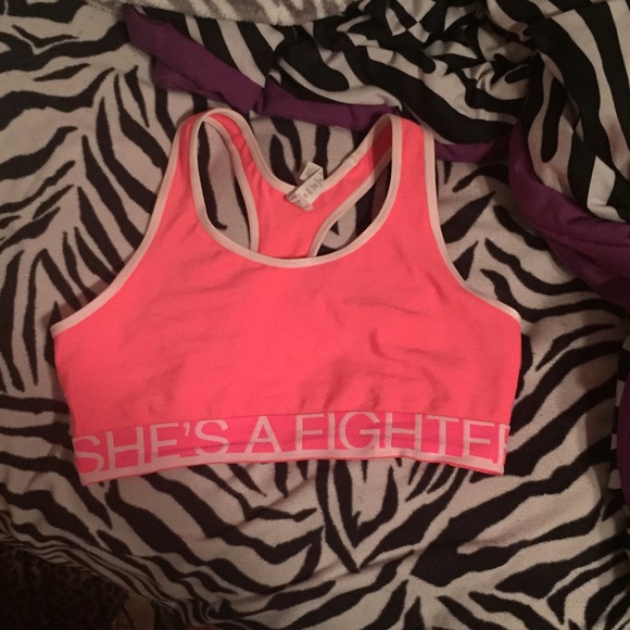 Under Armour, compression sports bra