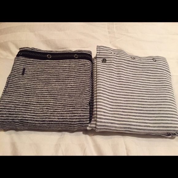 ISO Lululemon vinyasa striped scarves.