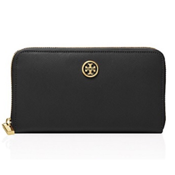 Authentic Tory Burch black Robinson Continental