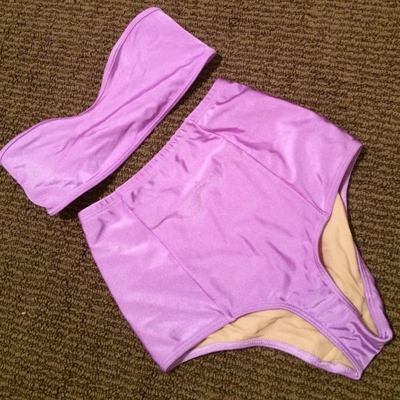 American Apparel High Waist Bikini Bottoms & Top