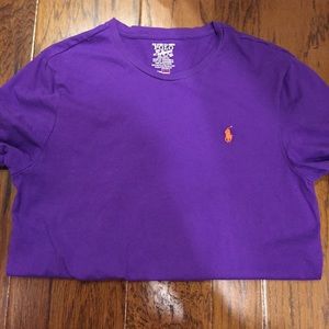 Purple polo tshirt