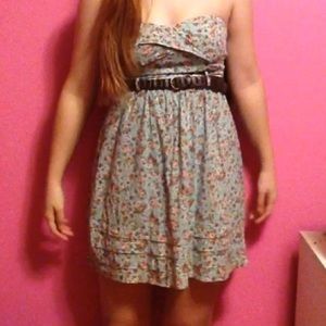 Beautiful Blue Floral Dress