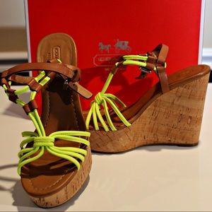 Coach Wedge Sandals was $65 on SALE $60