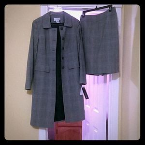 Coat and suit skirt
