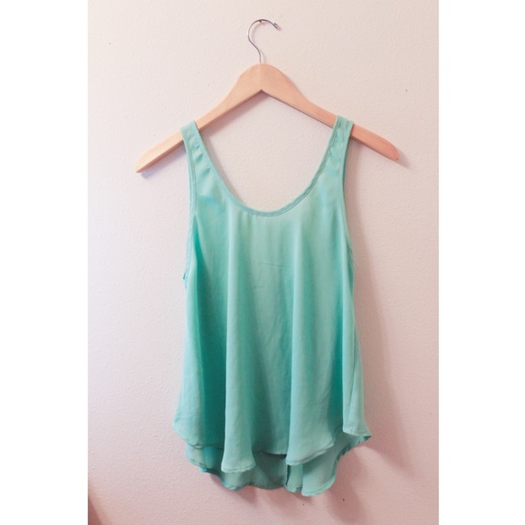 Turquoise Lush Flowy Top