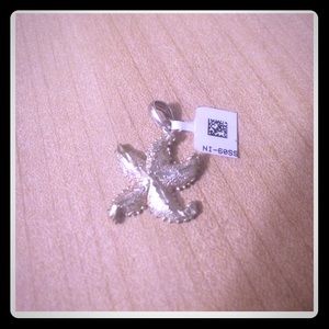 🌟 starfish stealing silver charm 🌟