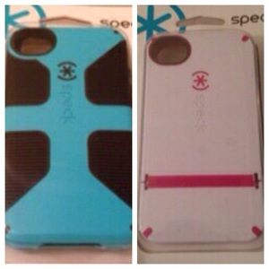 Blue/Black And White/Pink Speck iPhone 4/4s Case