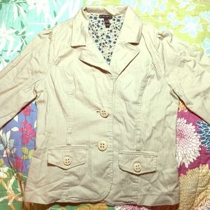 Large creme jacket - HOLD