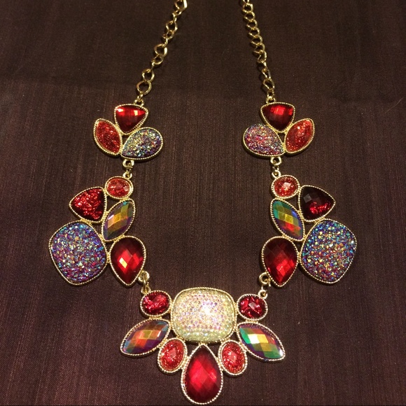 Elegant red stone nicklets .sold