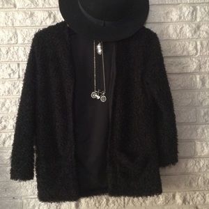 H&M black cardigan
