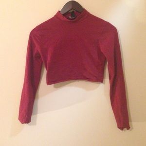 Turtle Neck crop top