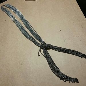 Silver color necklace