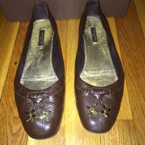 Louis Vuitton brown leather shoes in size 9