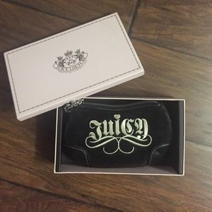 Black Juicy Couture Coin Purse Wrislet
