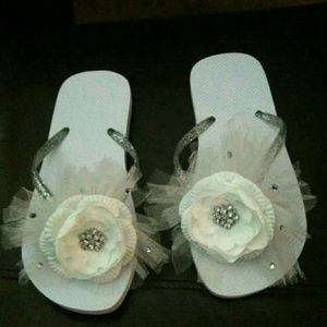 Custom bridal sandals