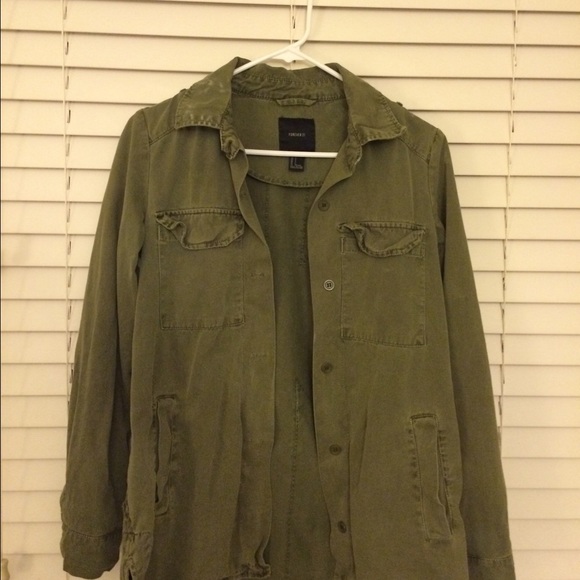 GREEN CARGO JACKET - Picture 1 of 2