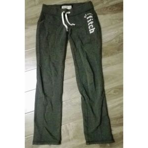 Grey Abercrombie and Fitch Sweatpants