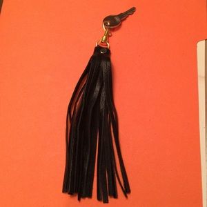 handbag purse tassel. Leather /key chain