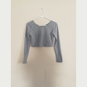 🚫SOLD🚫•Forever 21 Heather Grey Crop Top•