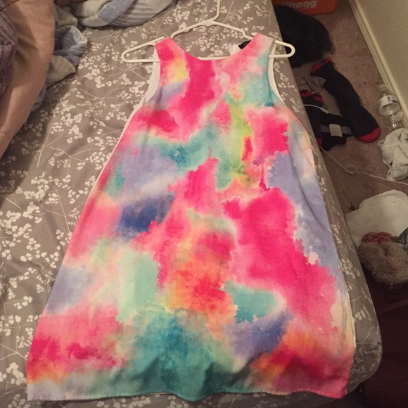 Lulu's pastel dye dress