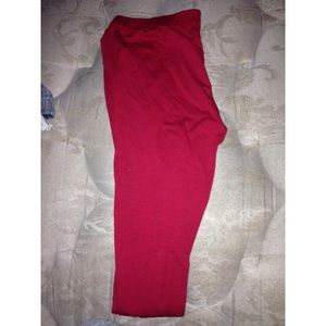 Red leggings!
