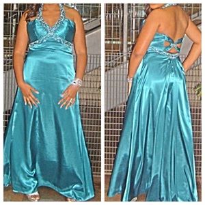 Silk prom dress!
