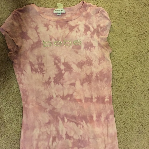 Comfy light purple the dye Bebe tee