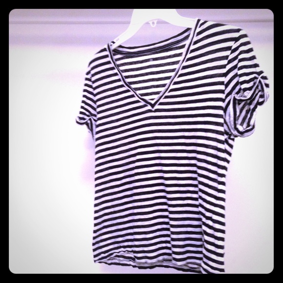 Kate spade Saturday black and white tee