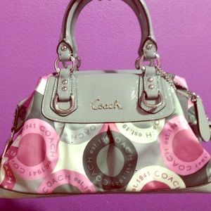 Colorful Coach handbag