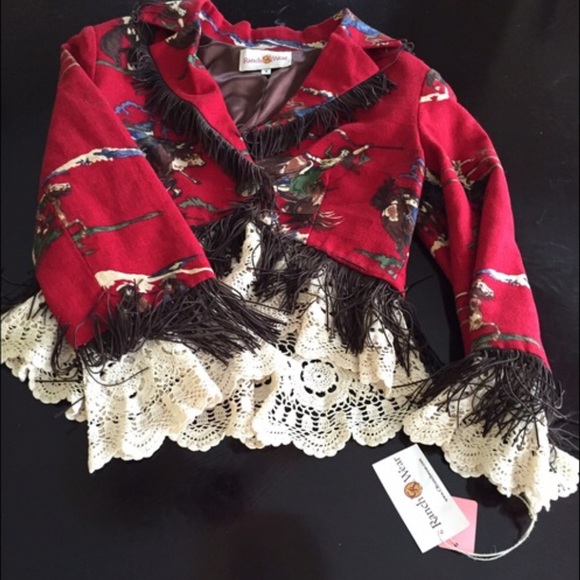 CR Ranchwear Jackets & Blazers - Amazing Western Jacket with Lace & Fringe
