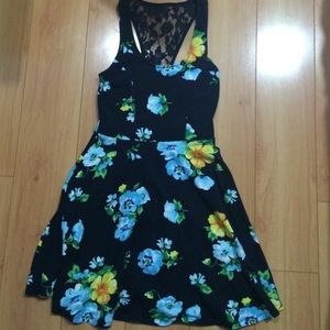 Flowy, cute floral skater dress