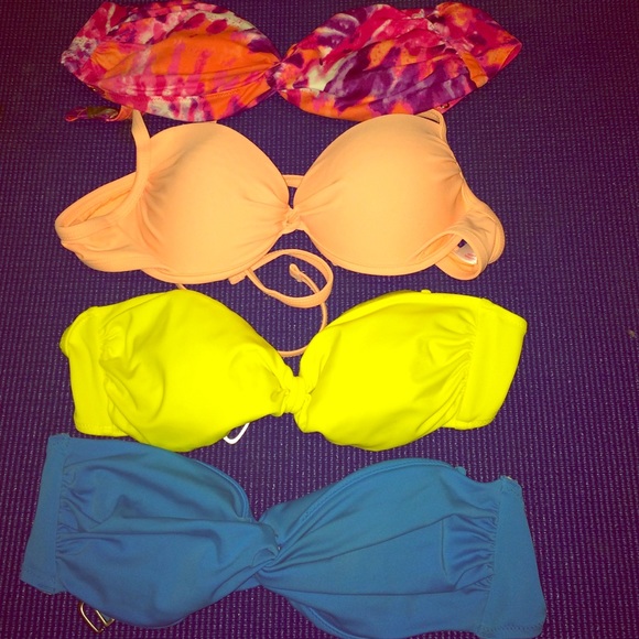 BUNDLE! Victorias Secret & Xhilaration bikini tops - Picture 1 of 1