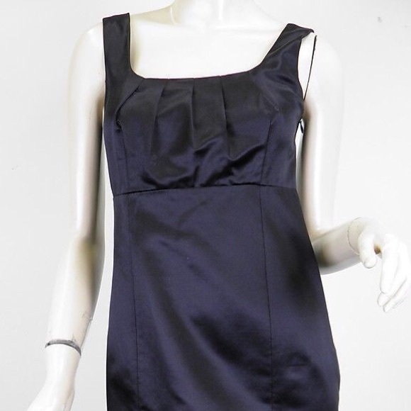 Black satin Banana Republic dress 00P