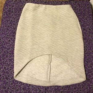 ‼️SOLD‼️REHAB quilted hi-lo mini skirt- nasty gal