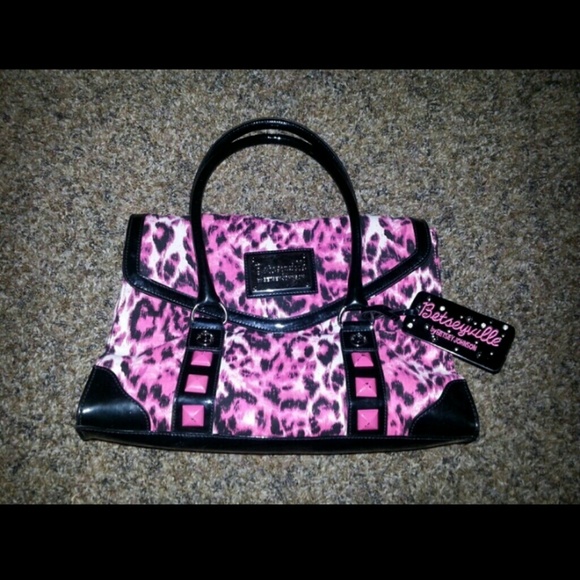 Betseyville pink and black bag