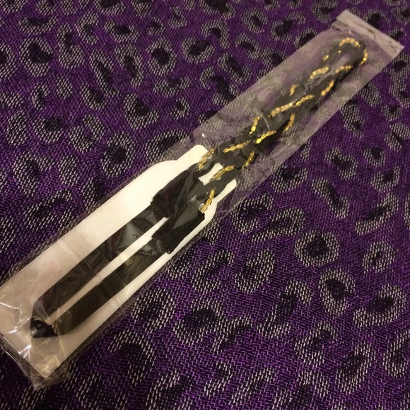 Black chain braided hair/head band