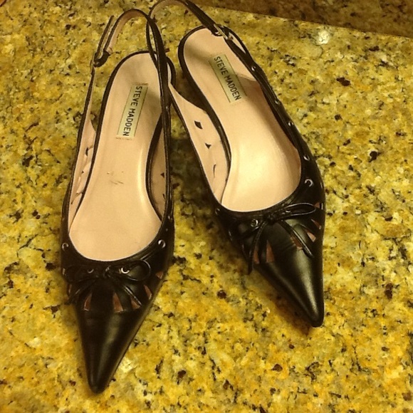 Steve Madden kitten heel pumps