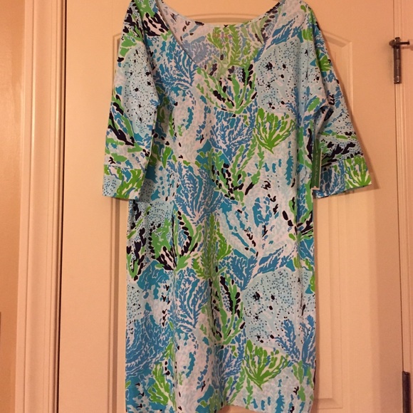 NWT Let's Cha Cha (spa blue) Eliza dress - Picture 2 of 4