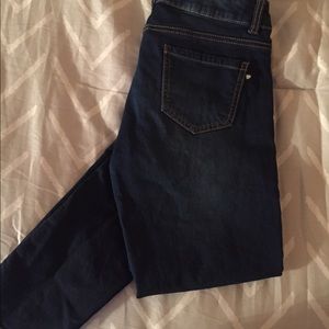 Dark Blue Low Rise Jeans