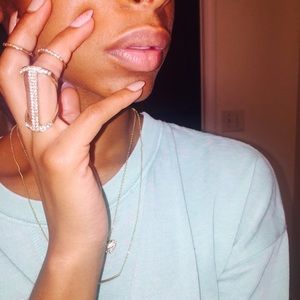 Diamond Belt ring w/ mid rings