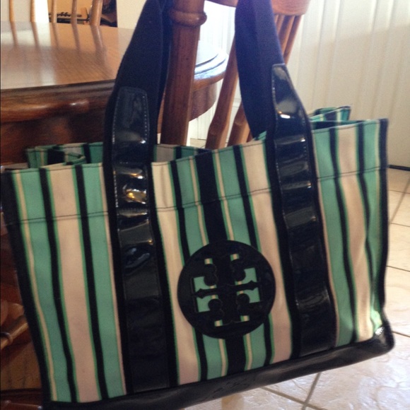 Tory Burch Canvas Tote --Perfect for Spring