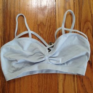 LF Powder Blue Cross Bralette