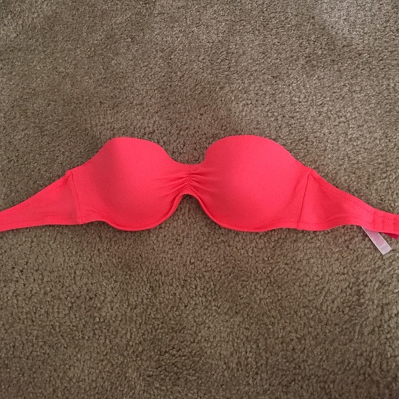 Victoria's Secret neon pink bandeau bikini top